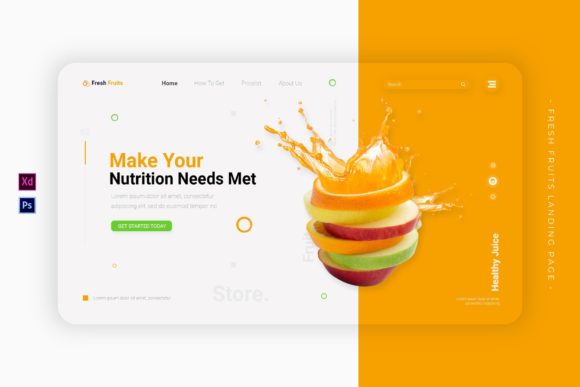 Introducing the Fresh Fruits Landing Page: A Modern Solution for Digital Success