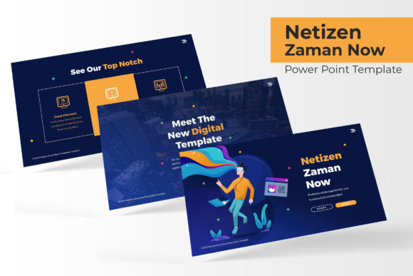 Netizen Zaman Now Power Point Template – A Strategic Resource for Purposeful Presentations